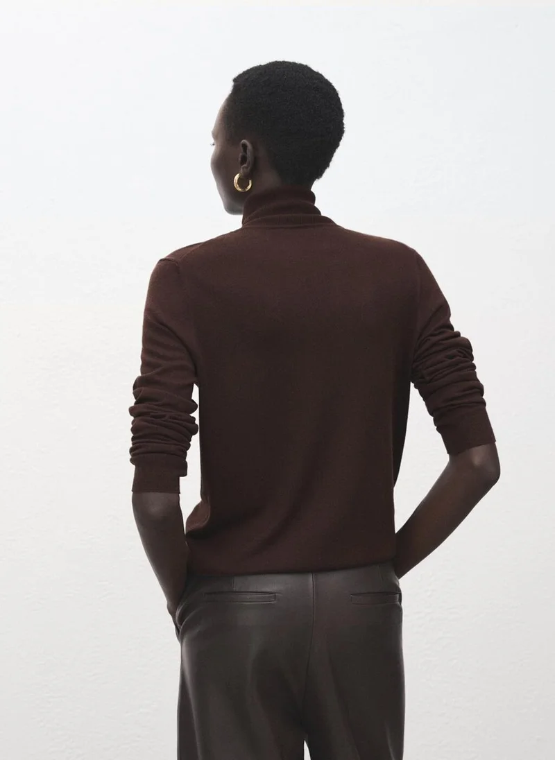 Mango  Turtleneck knitted sweater for Women | Best Price UAE